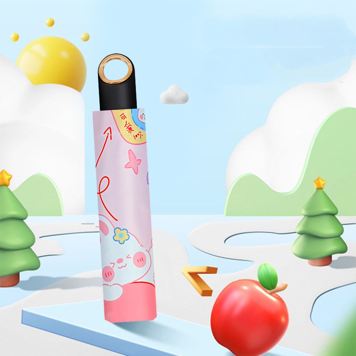 BLWOENS - Paraguas para niños - Verde