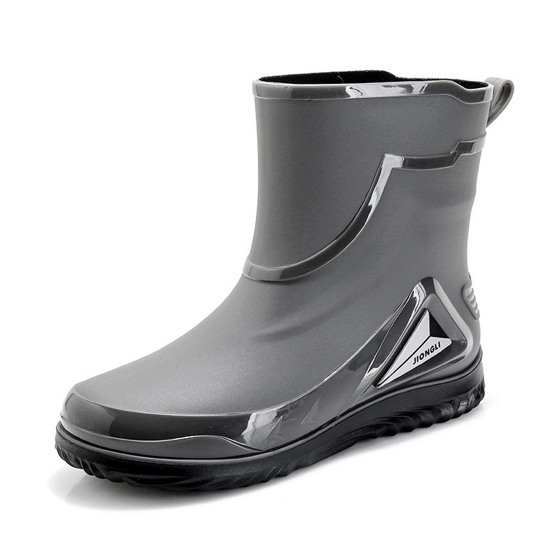 BLWOENS - Botas para lluvia Hombre - Gris