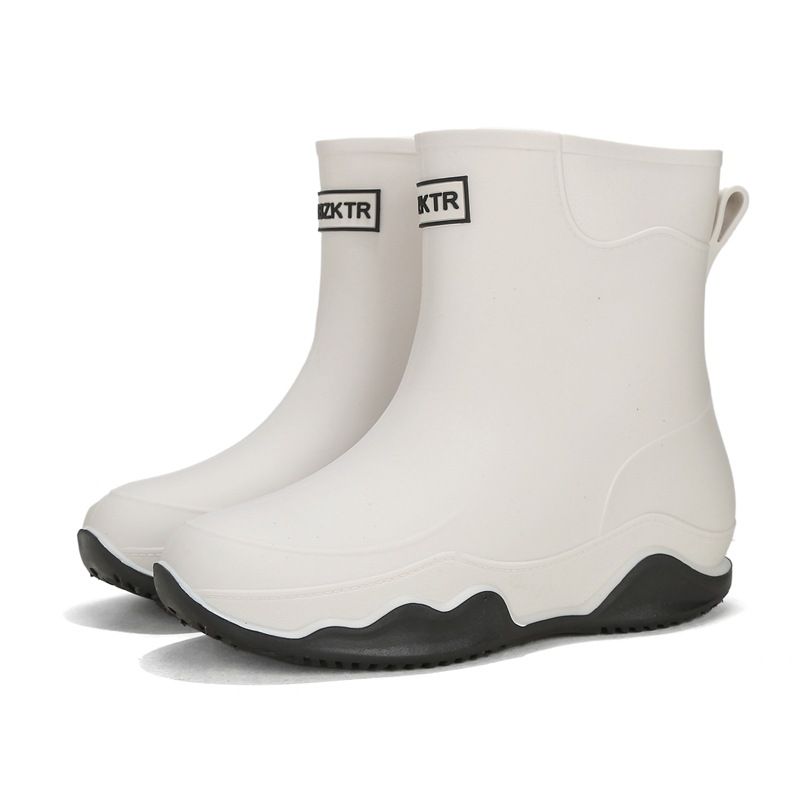 BLWOENS - Botas para lluvia Mujer - Blanco
