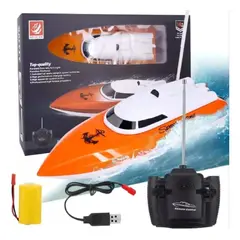 GENERICO - Lancha Deportiva Control Remoto Batería Recargable Velocidad