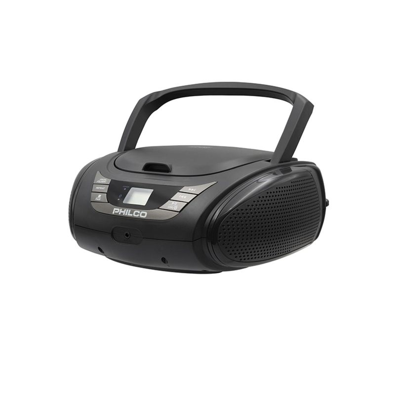 PHILCO - Radio Parlante Retro Bluetooth CD USB AUX Negro 2120B Philco