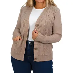 MPROPIA - Cárdigan Mujer Bolsillos texturado colores