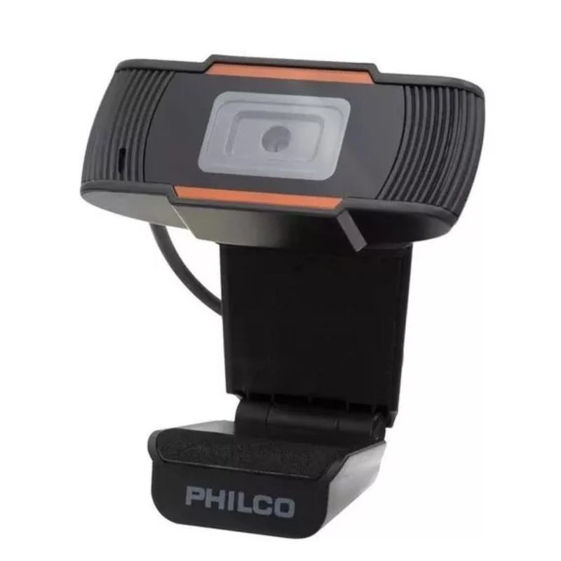 PHILCO - Camara Web Webcam USB HD 720P Negro W1143 Philco