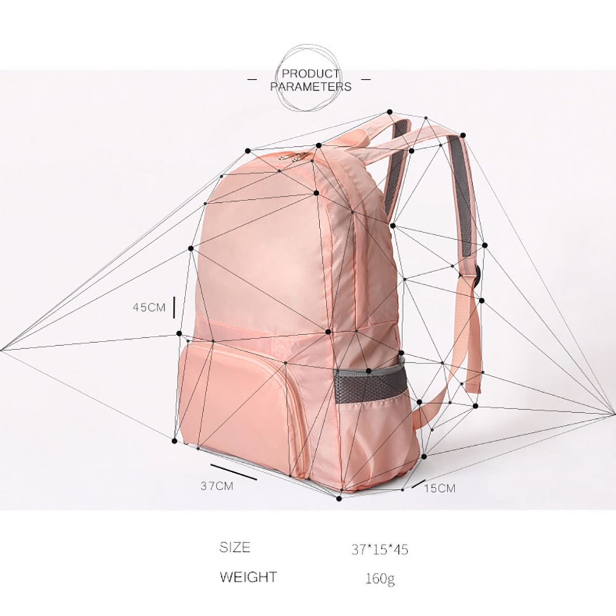 EDWINAYY - Bolsa De Almacenamiento De Equipaje De Viaje 3 En 1