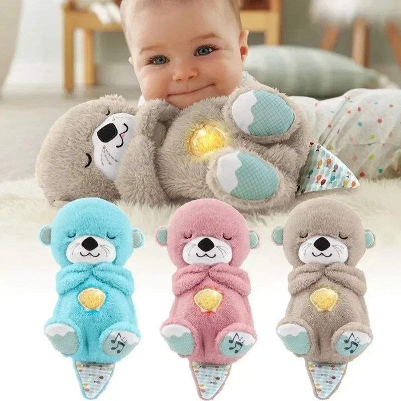 MOVI - NUTRIA PELUCHE DE APEGO CON MÚSICA Y LUZ PARA NIÑO