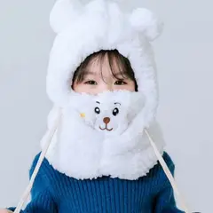 TIOZONEY - Gorro Con Orejas De Oso Polar Invierno