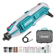 TOTAL TOOLS - Herramienta Rotativa Mini Torno Multiuso109 Acc 130w