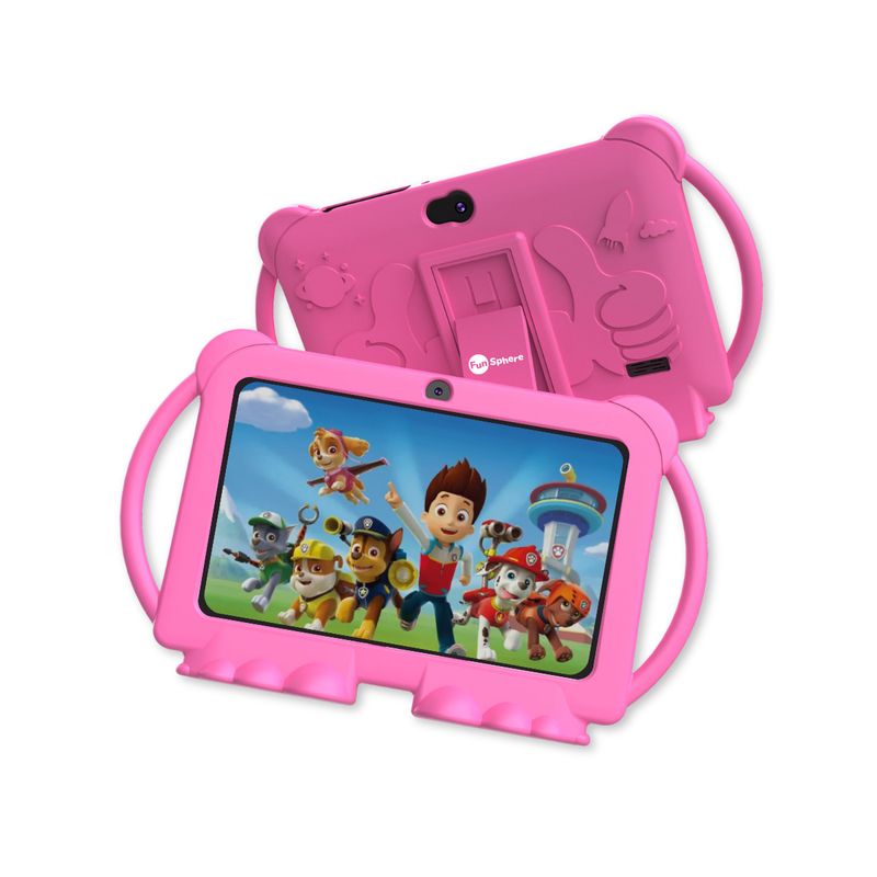 GENERICO - Tablet Niños 7 2g-32g Control Parental Wifi Playstore FunSphere Q8K Rosa