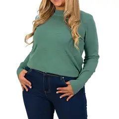 MPROPIA - Sweater básico mujer colores Extra linda Rombo