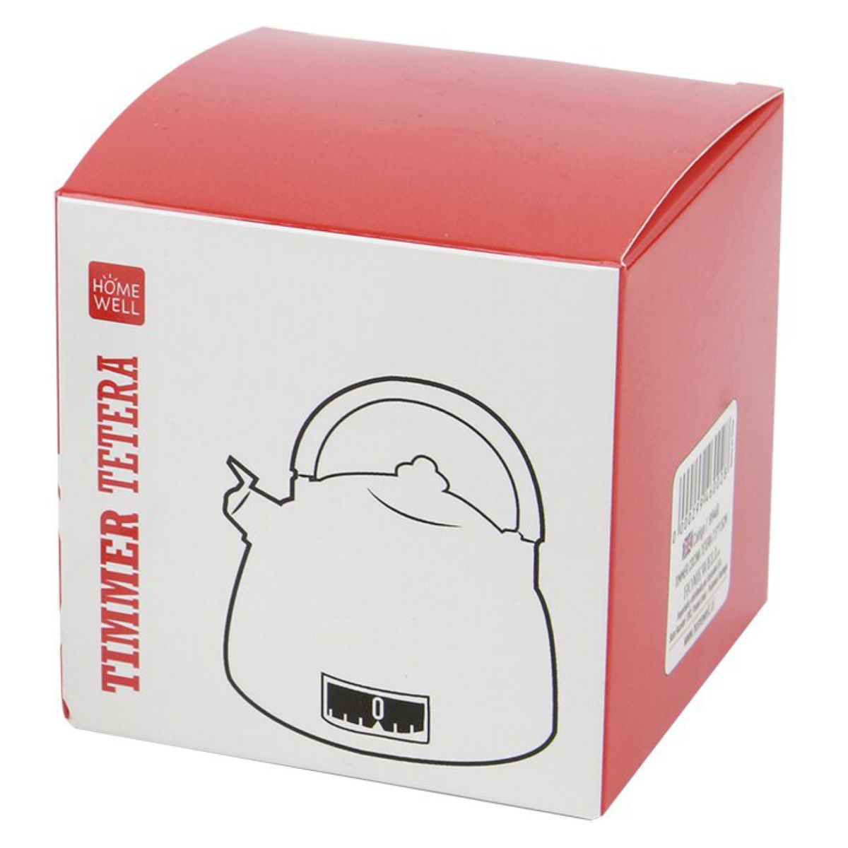 HOMEWELL - Temporizador Timer Cocina Diseño Tetera 7.5X7.5Cm