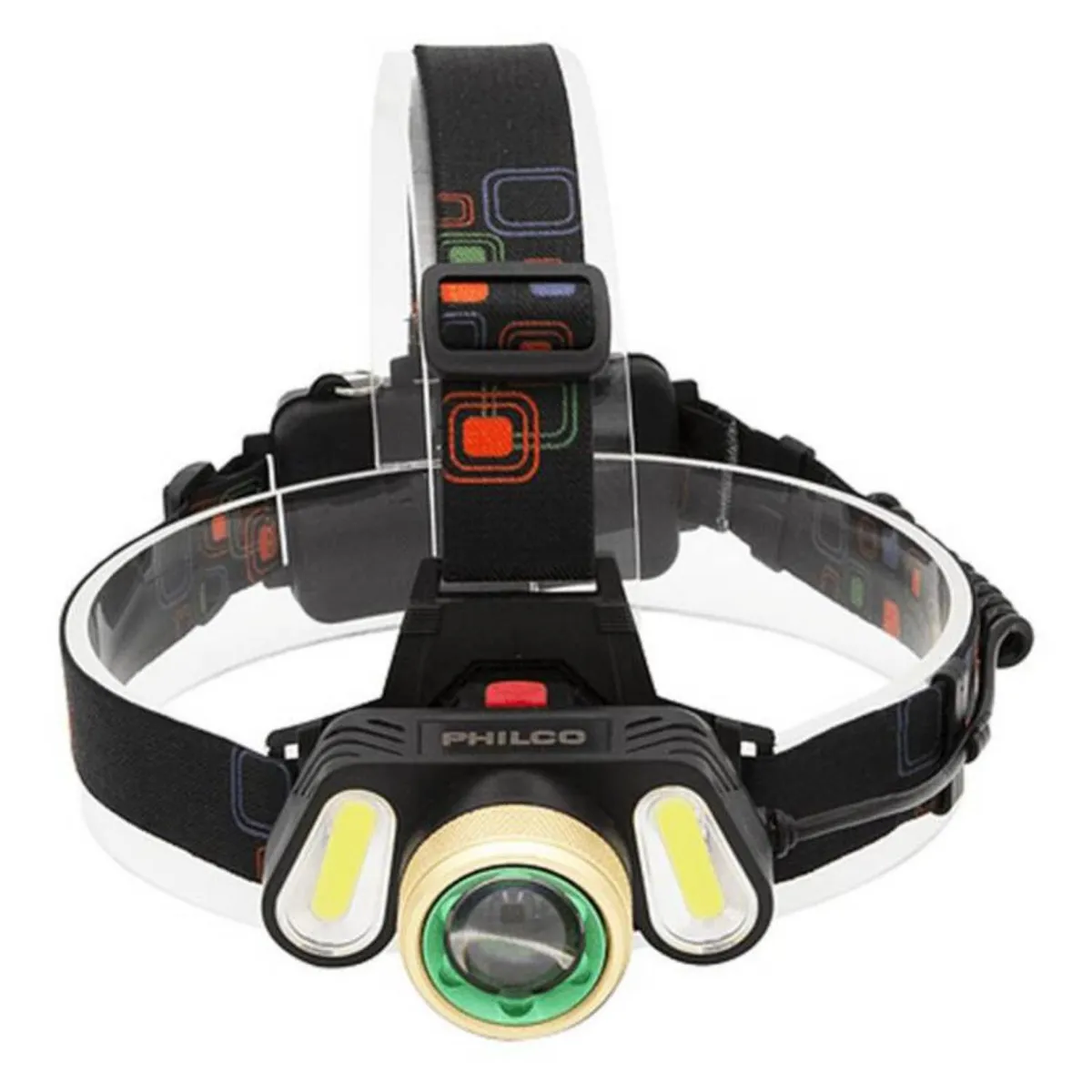 PHILCO - Linterna LED 1000 Lumenes De Cabeza Tipo Cintillo Philco