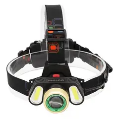 PHILCO - Linterna LED 1000 Lumenes De Cabeza Tipo Cintillo