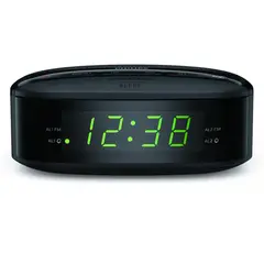 PHILIPS - Radio Reloj Despertador Bluetooth FM Negro TAR3205