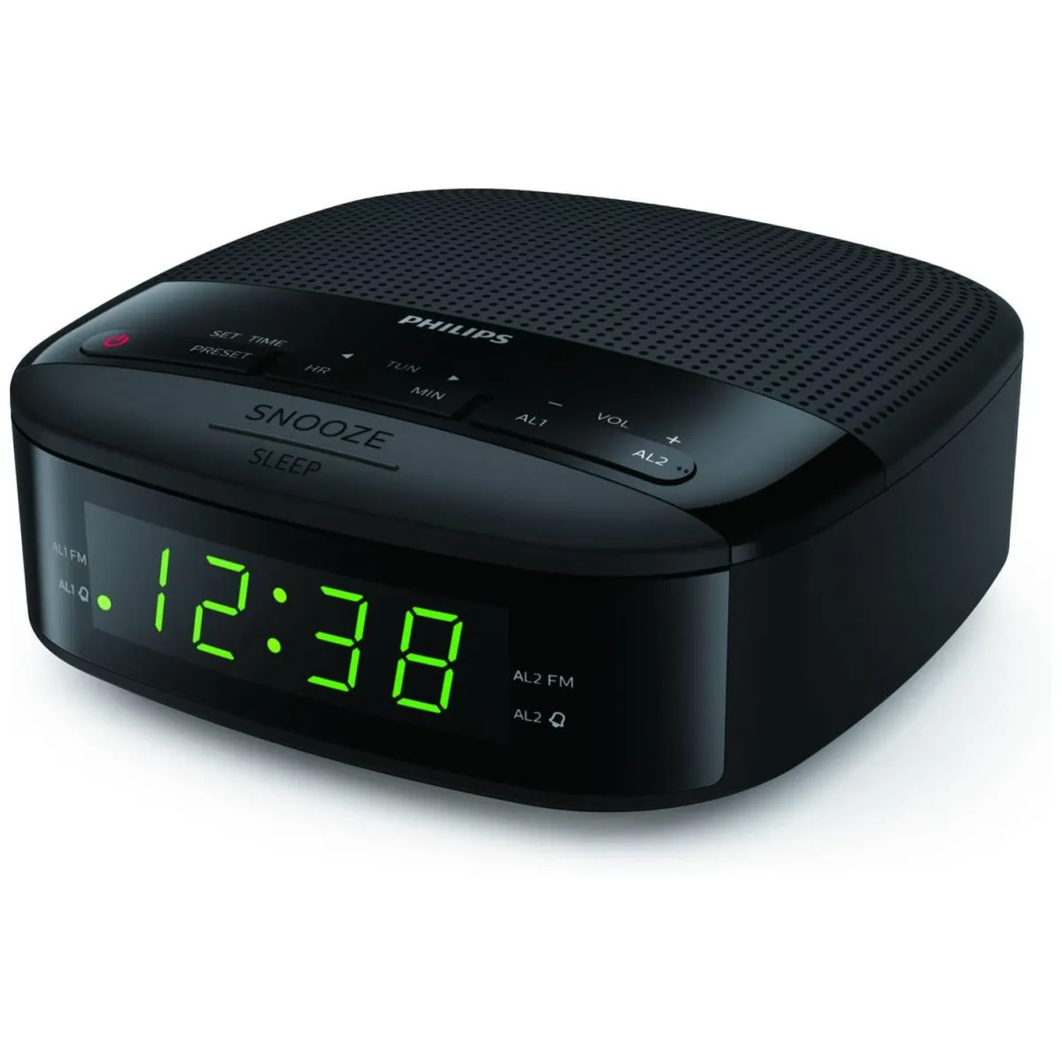 PHILIPS - Radio Reloj Despertador Bluetooth FM Negro TAR3205 Philips