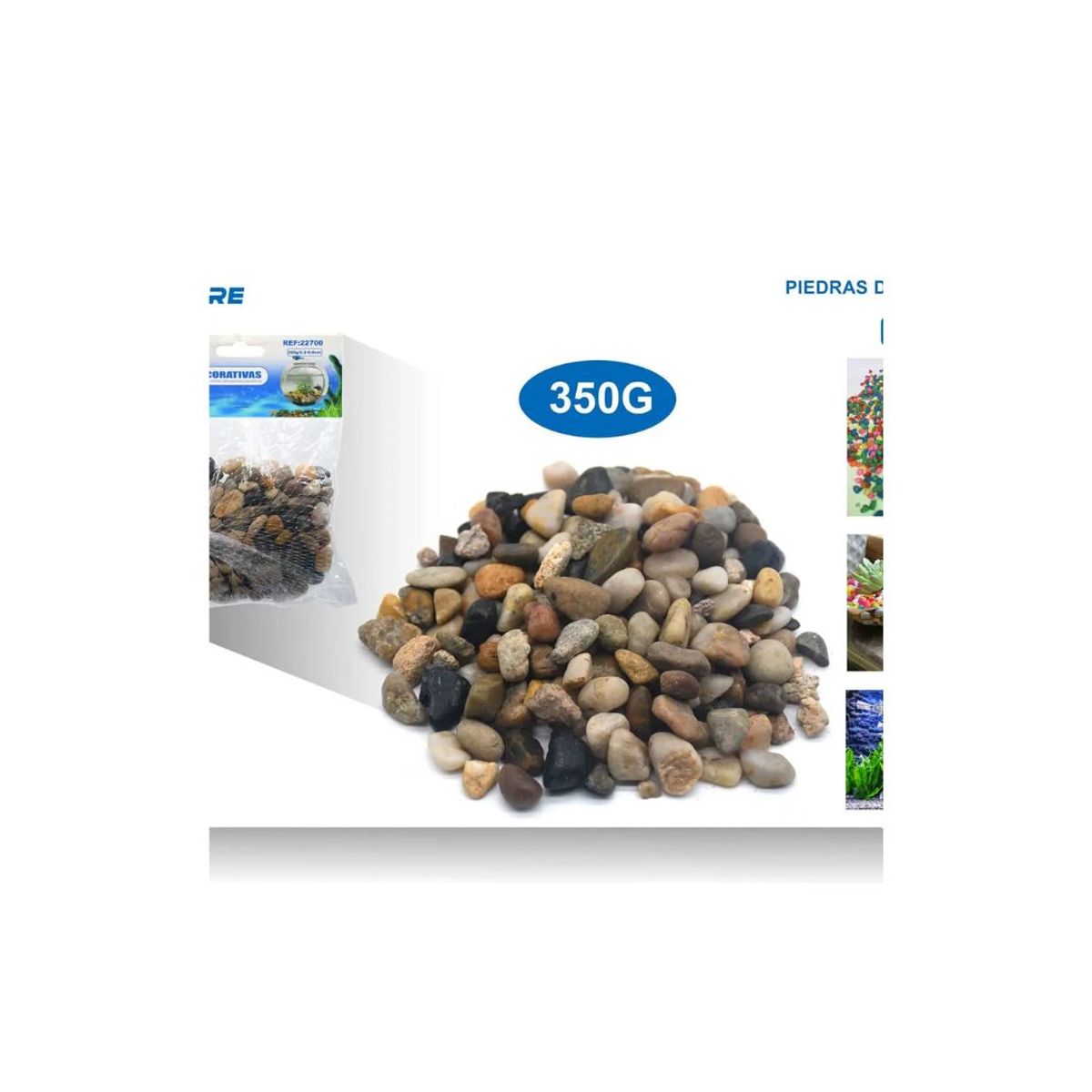 GENERICO - PIEDRAS DECORATIVAS 350G