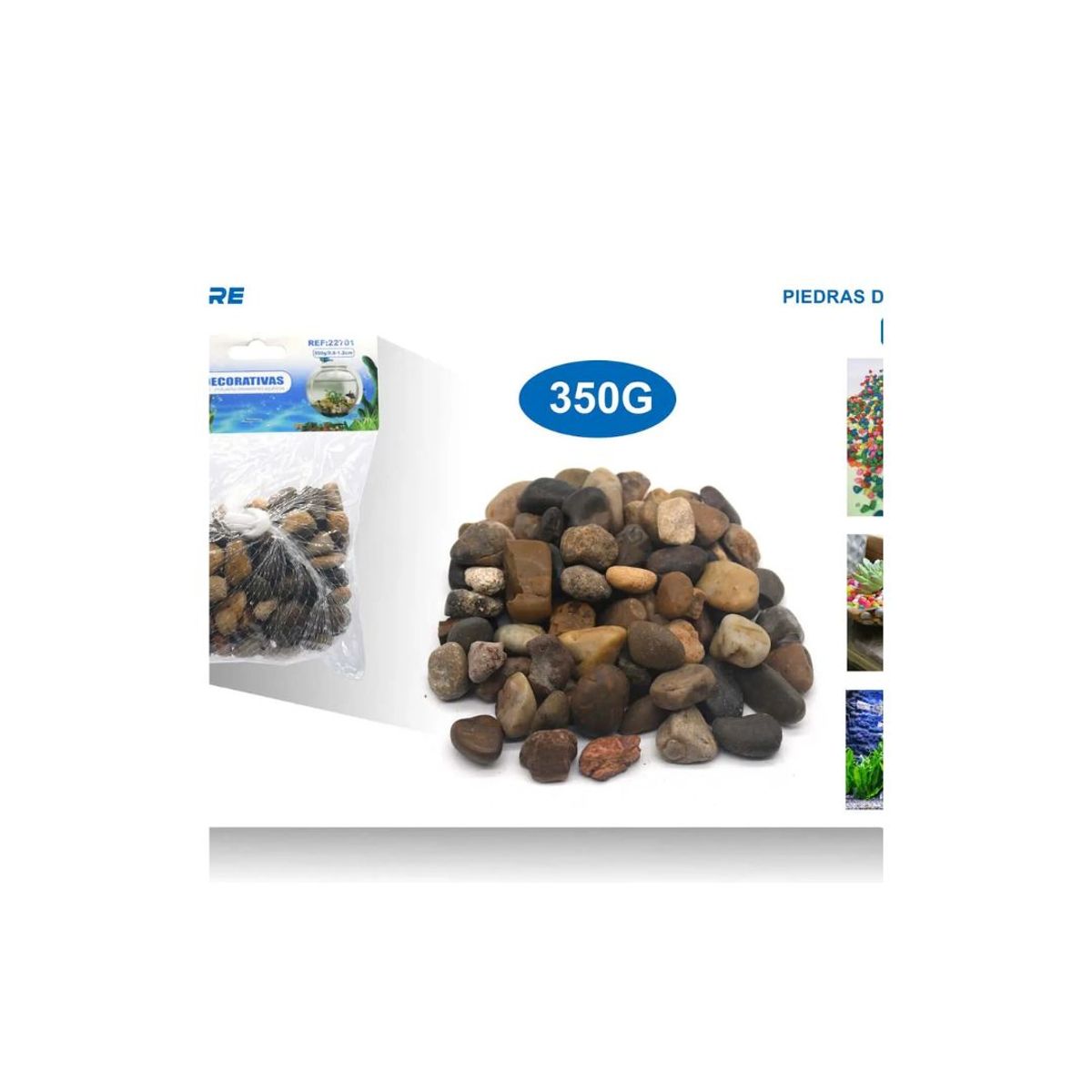 GENERICO - PIEDRAS DECORATIVAS 350G