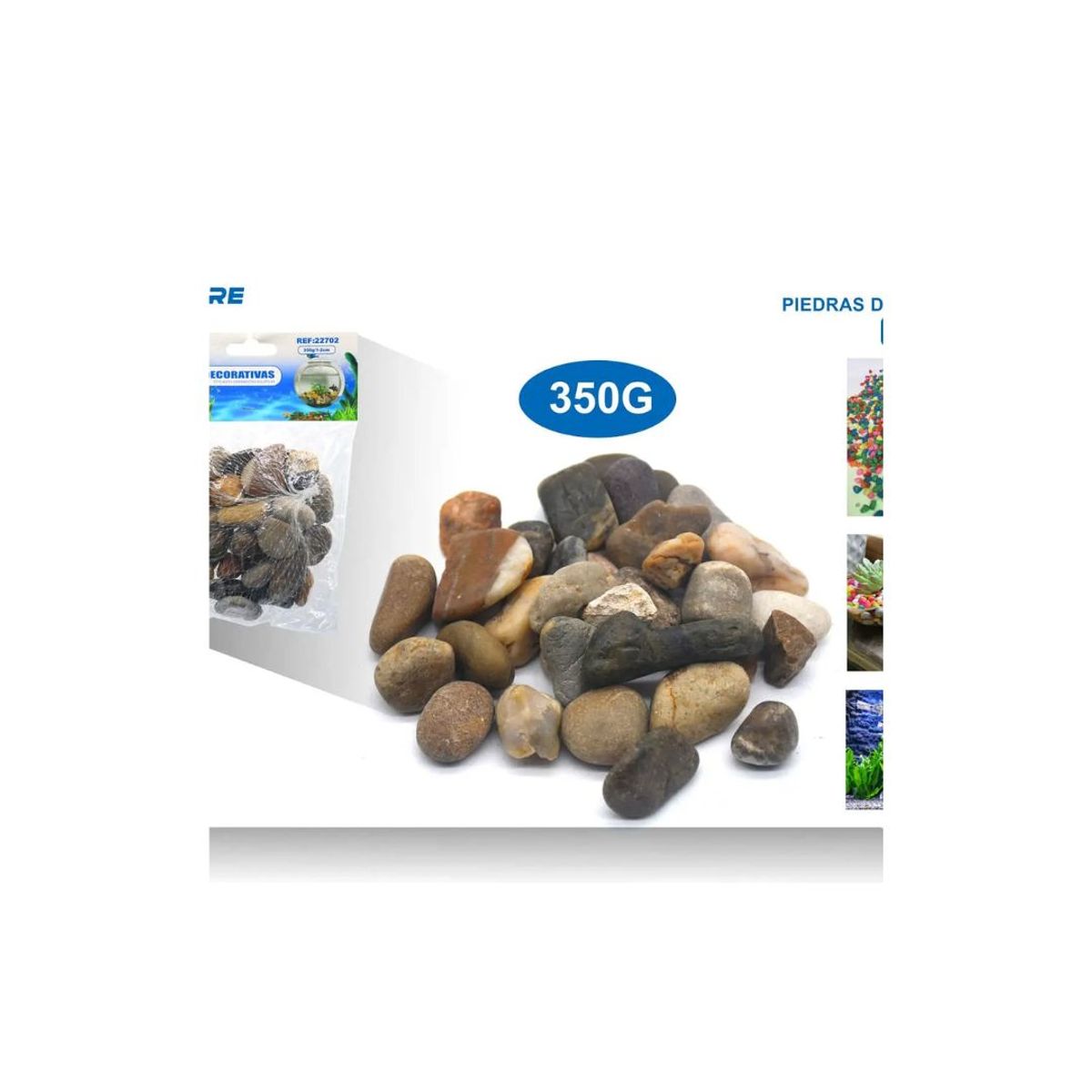 GENERICO - PIEDRAS DECORATIVAS 350G