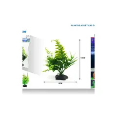 GENERICO - PLANTA ACUATICA DECORATIVA 6X13 CM