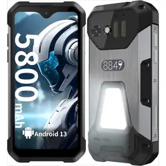 UNIHERTZ - TankMini celular pantalla 4.3 16GB+256GB 100MP luz camping