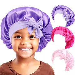 TIOZONEY - 3psc Gorro de Satén para Dormir