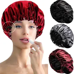 TIOZONEY - 3psc Gorro de Satén para Dormir
