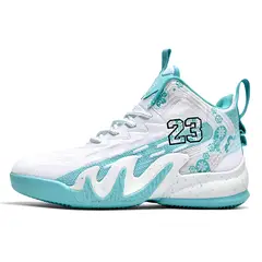 DANWEILE - Zapatillas de baloncesto transpirables para hombre y mujer - Verde