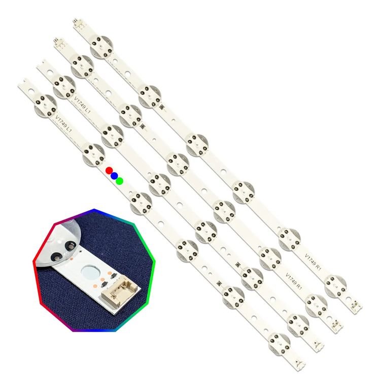 KUANGYE Set Tiras Led Para Tv Lg 49uj6560 49uj6510 49uv340c 49lv640s