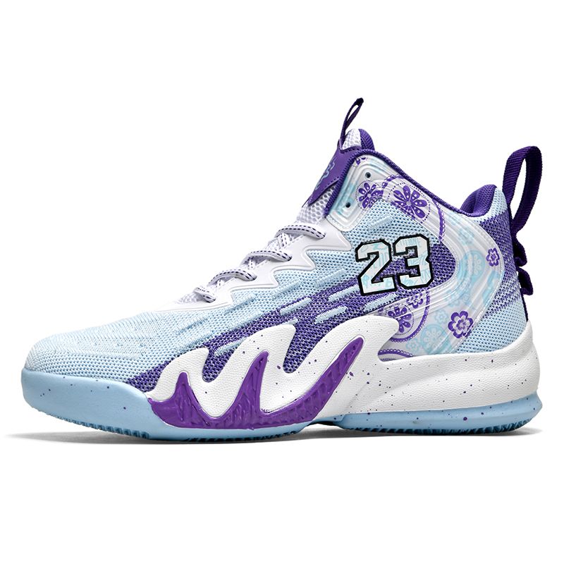DANWEILE - Zapatillas de baloncesto transpirables para hombre y mujer - Púrpura