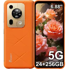 OUKITEL - FOSSiBOT F112 Pro 5G Celular, 24GB+256GB, Android 14, NFC