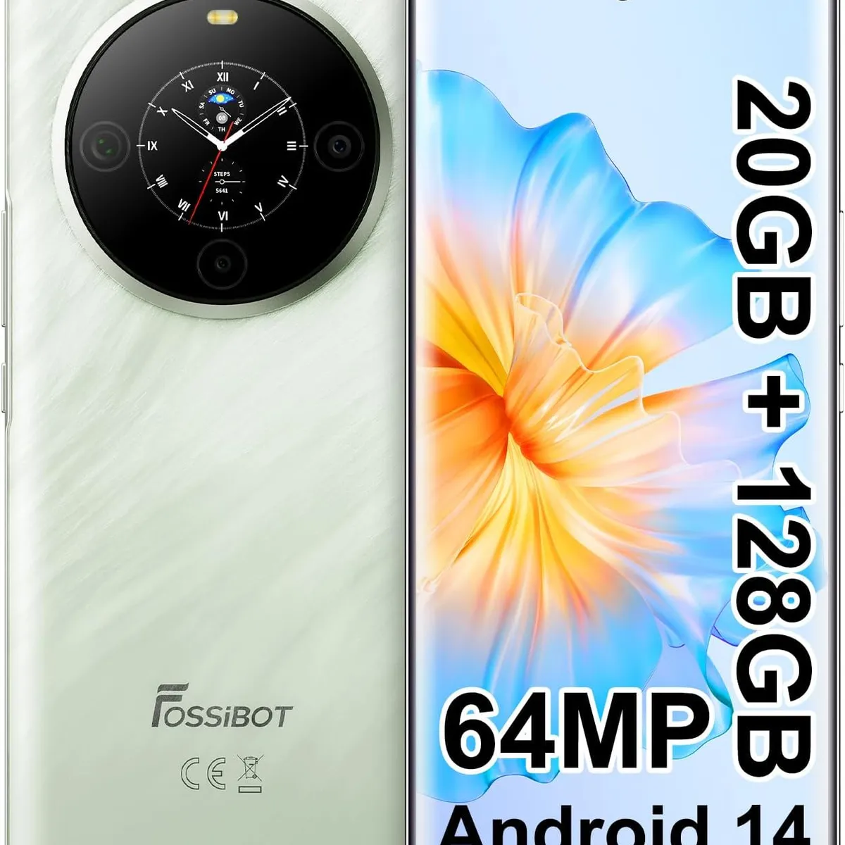 OUKITEL - FOSSiBOT S3 Pro Celular 20GB+128GB Doble SIM NFC