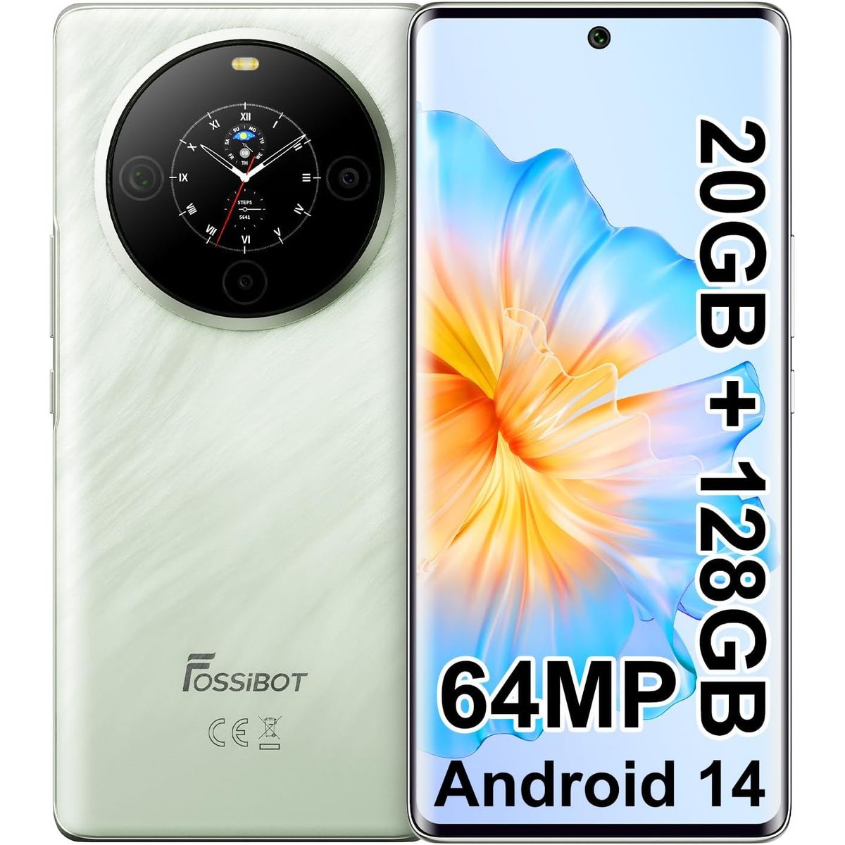 OUKITEL - FOSSiBOT S3 Pro Celular 20GB+128GB Doble SIM NFC