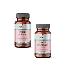 WELL U - Pack x 2 Colagenos Hidrolizados 800mg 60 Capsulas