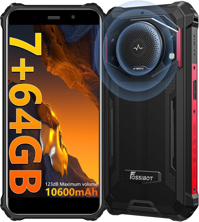FOSSiBOT F101P Celular 7GB+64GB 10600mAh Dual SIM