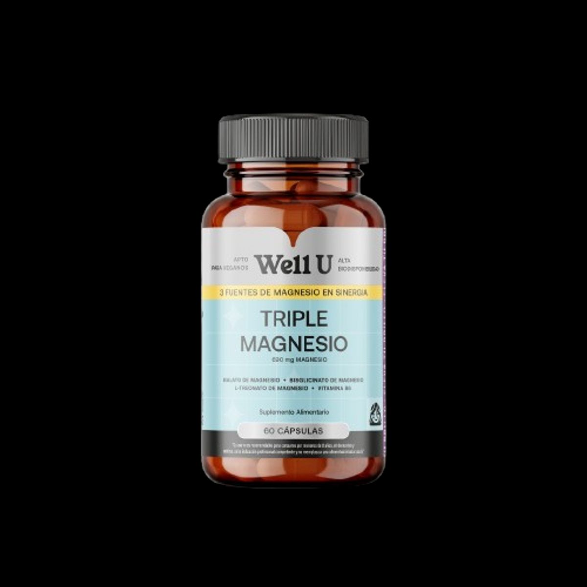 WELL U - Pack x3 Triple Magnesio Omega Premium Colagenos Hidrolizados Well U