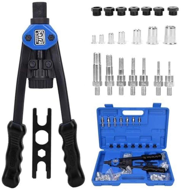 GENERICO - 110pc Remachadora Tuerca Mandril M3 - M12 Remache Ciego