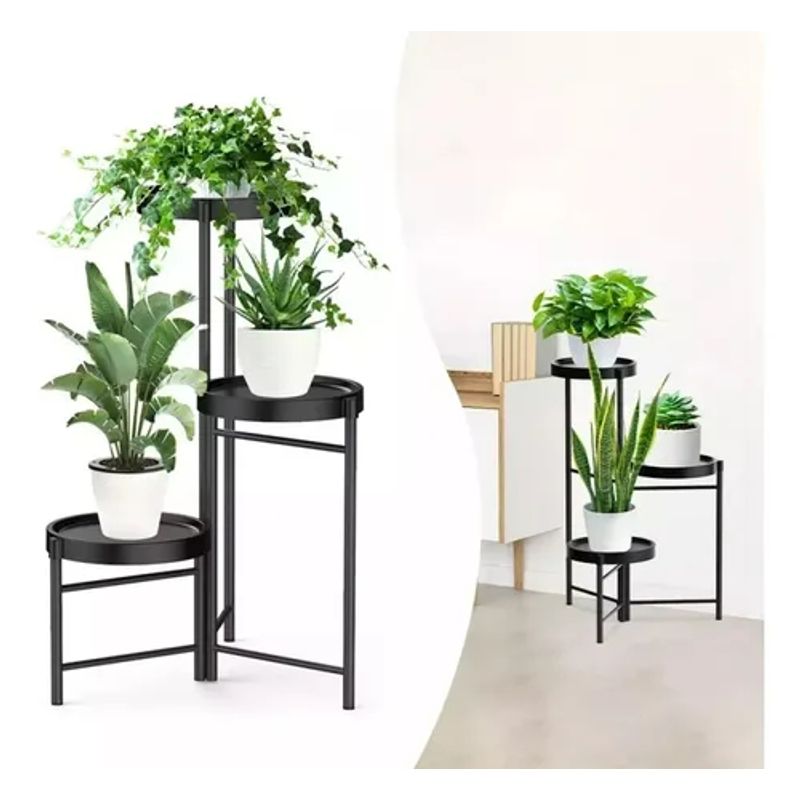GENERICO - Set Organizador 3 Pedestal Desmontable Metal