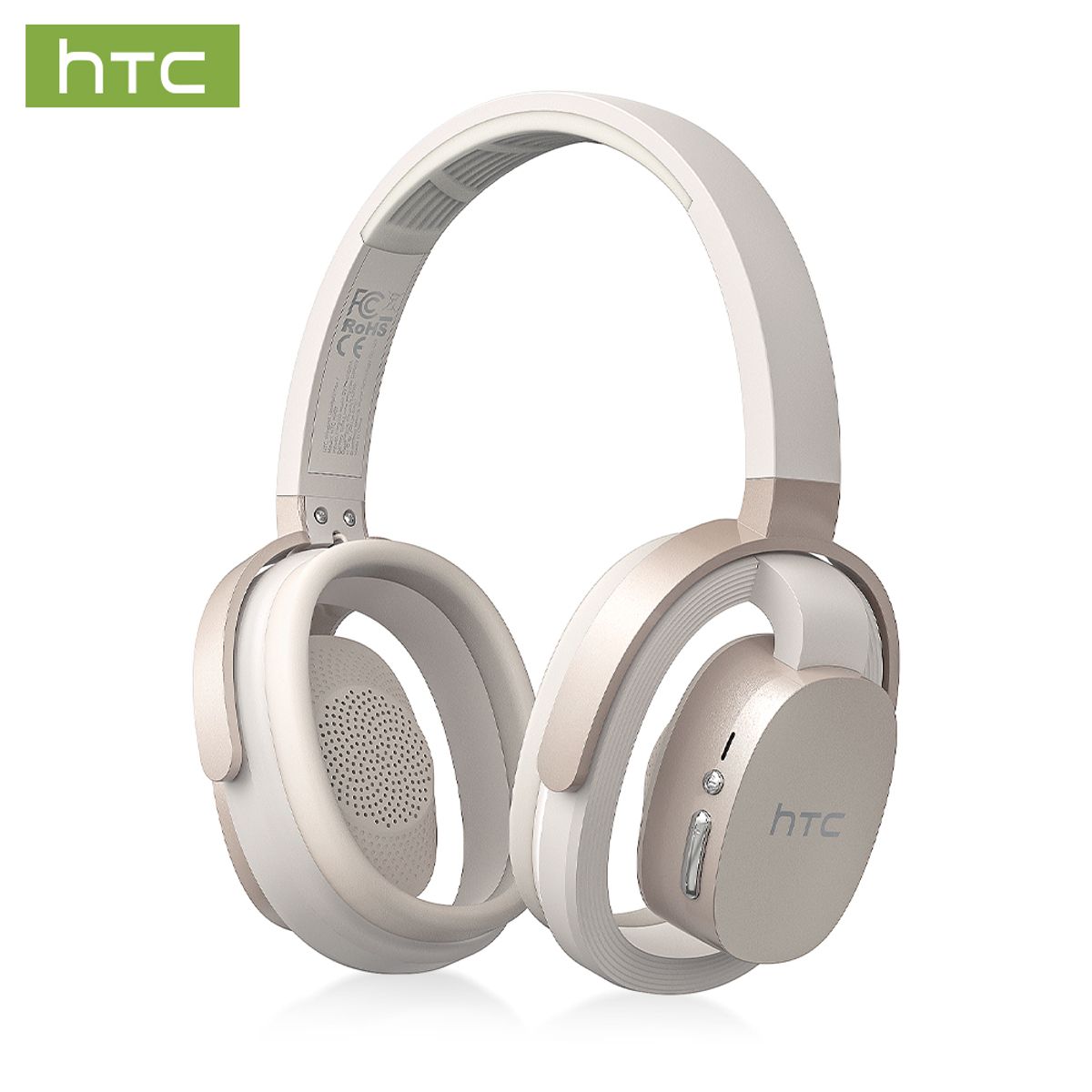 HTC - Audifonos Headset Bluetooth inalámbricos HTC PH07 Beige