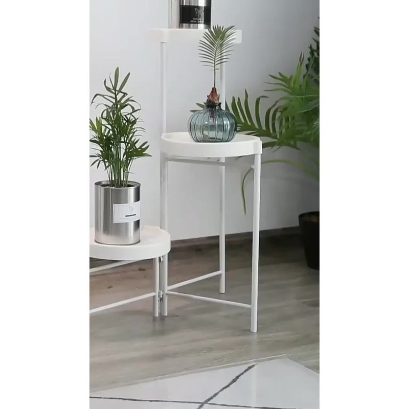 GENERICO - Set Organizador 3 Pedestal Desmontable Metal