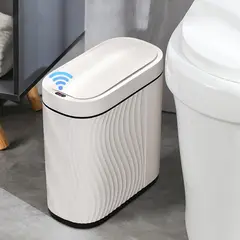 GENERICO - Papelero Basurero Baño Automático Sensor Inteligente Cepillo