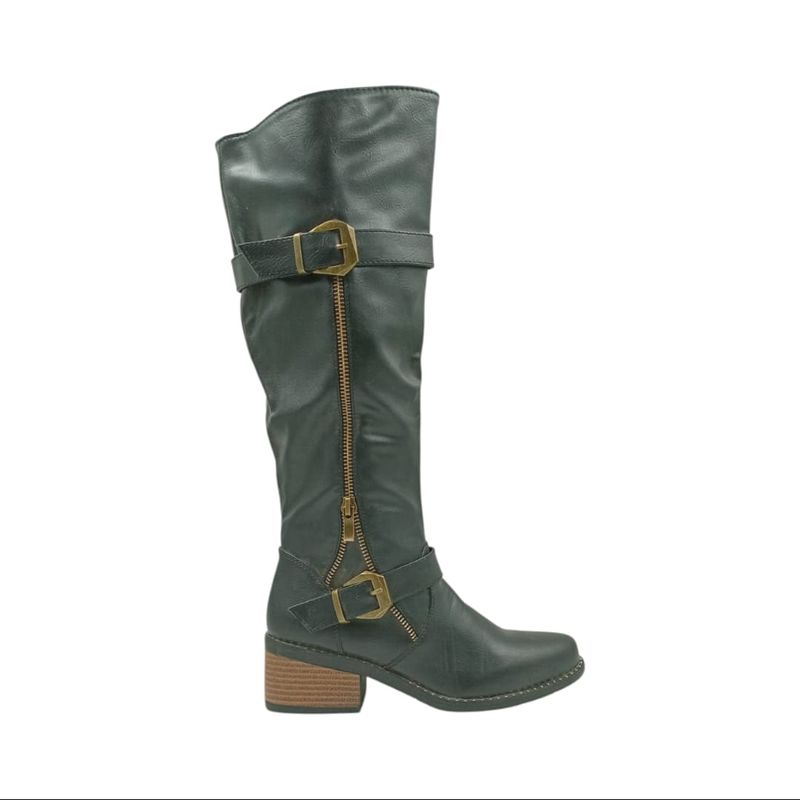 HERIEL - Bota Negra Baja Mujer