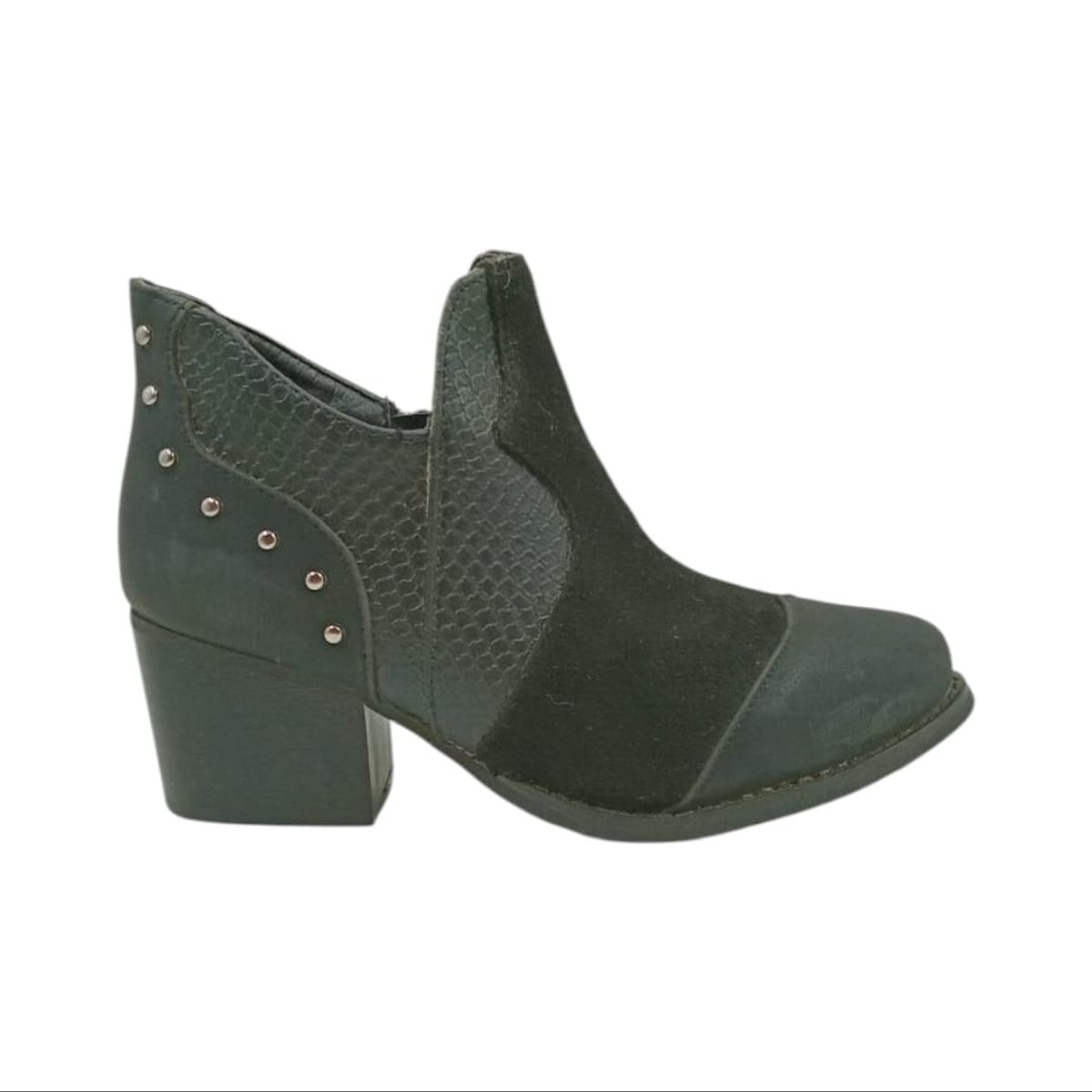 HERIEL - Botín Negro Taco Mujer