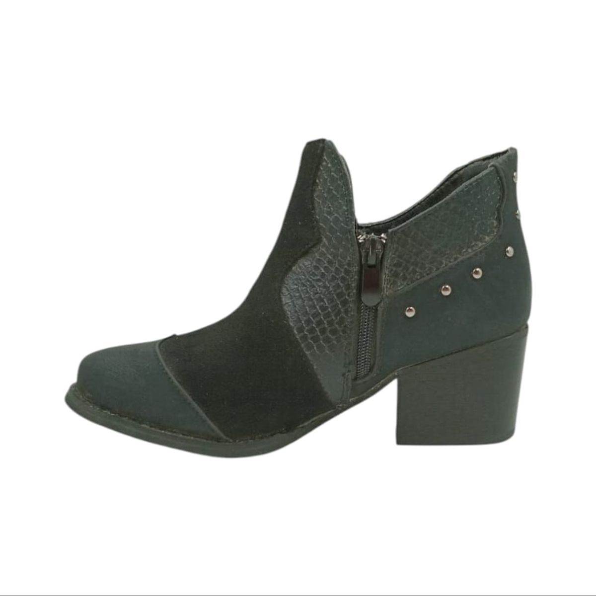 HERIEL - Botín Negro Taco Mujer