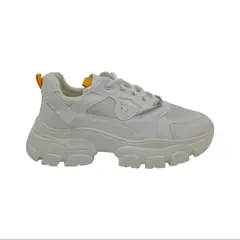 HERIEL - Zapatilla Blanca Plataforma Mujer