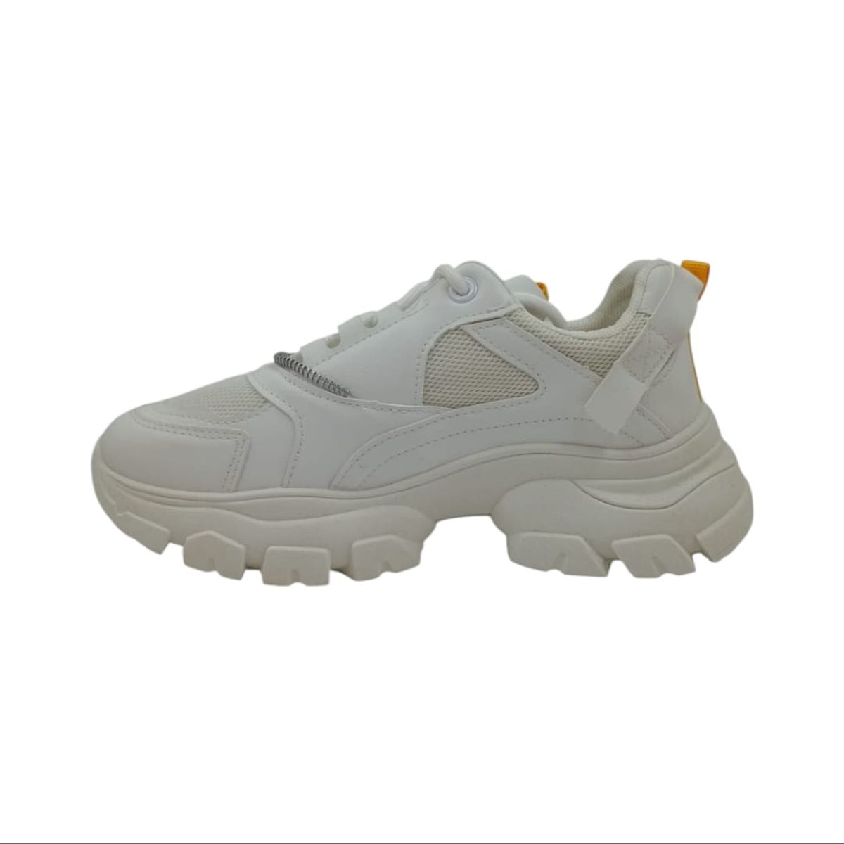 HERIEL - Zapatilla Blanca Plataforma Mujer