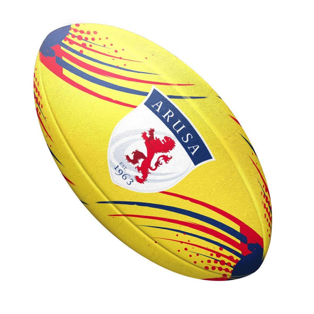 MACRON - Balon de Rugby Macron Oficial ARUSA Supporter Amarillo