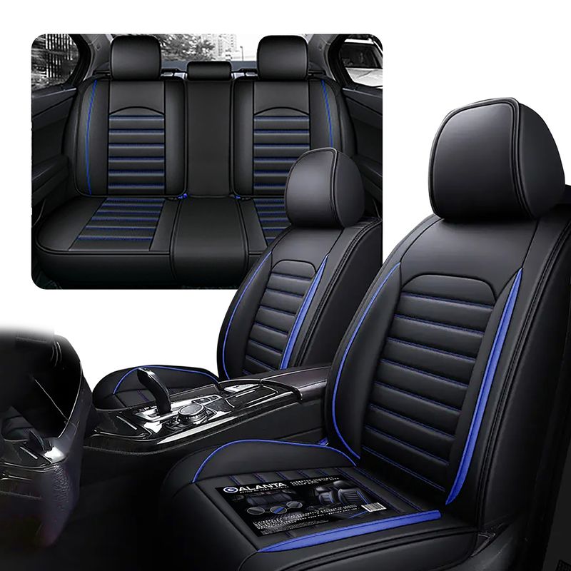GALANTA - Funda Cubre Asiento Galanta Eco cuero Set 5 Asientos Luxury