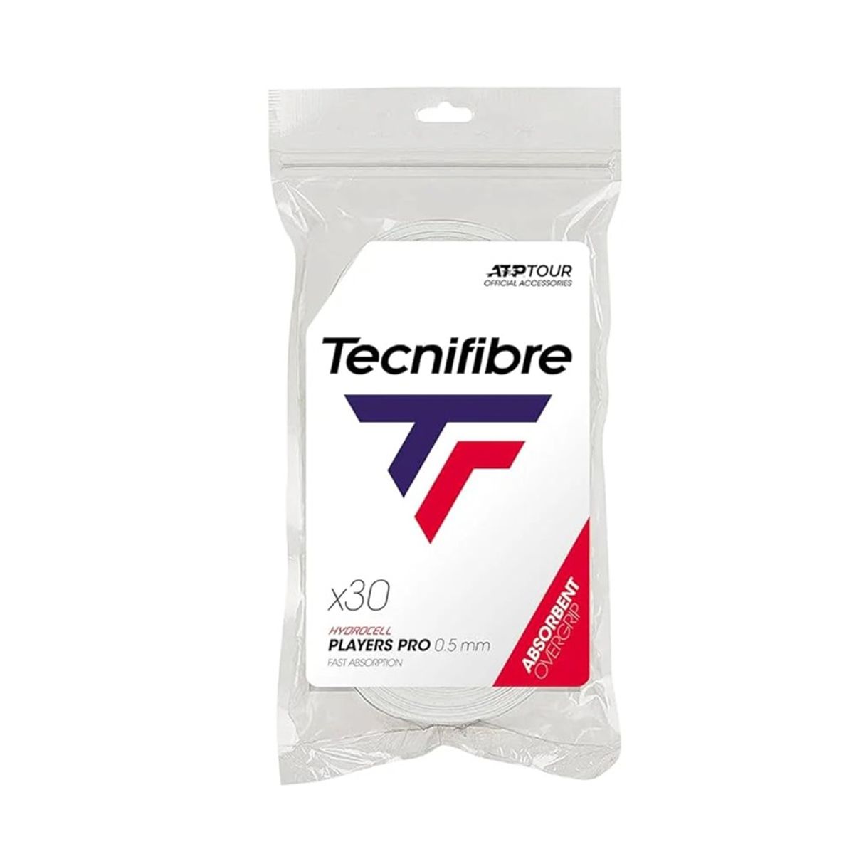 TECNIFIBRE - Overgrip Tecnifibre Players Pro Blanco X30 Tenis Padel