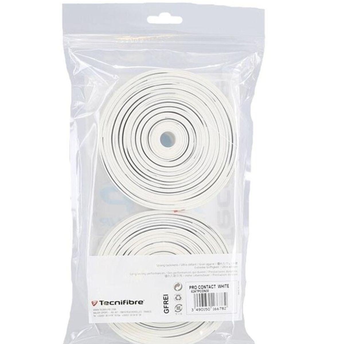 TECNIFIBRE - Overgrip Tecnifibre Players Pro Blanco X30 Tenis Padel