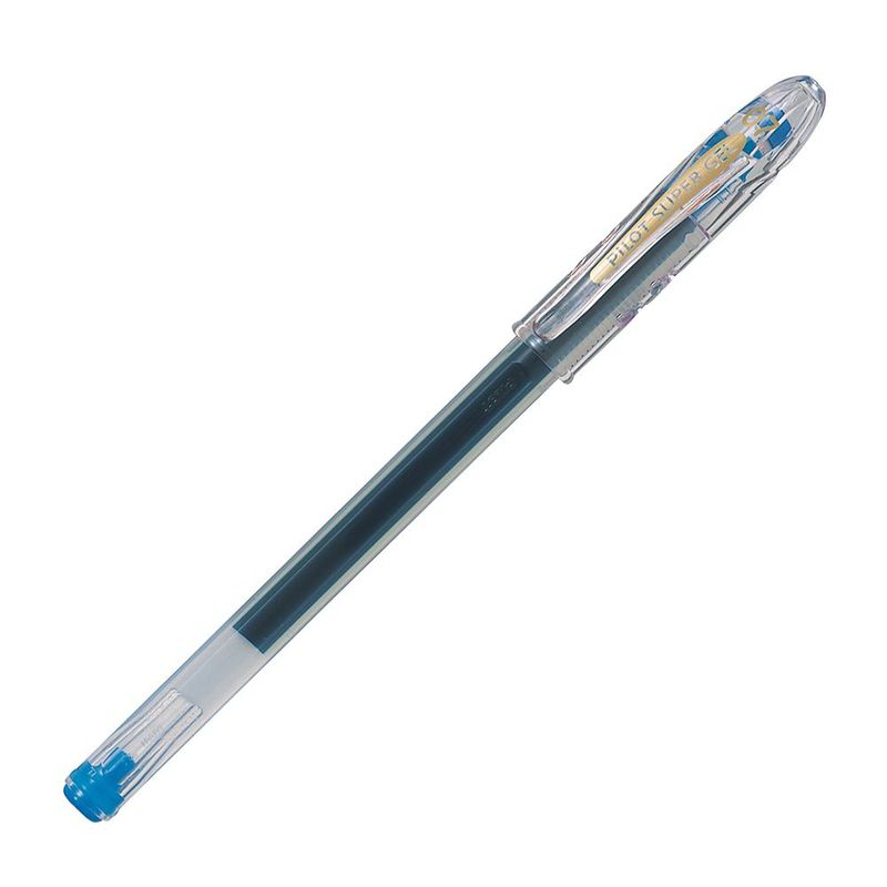 PILOT - 12 un. Lápiz Súper Gel 0.7 mm. Turquesa