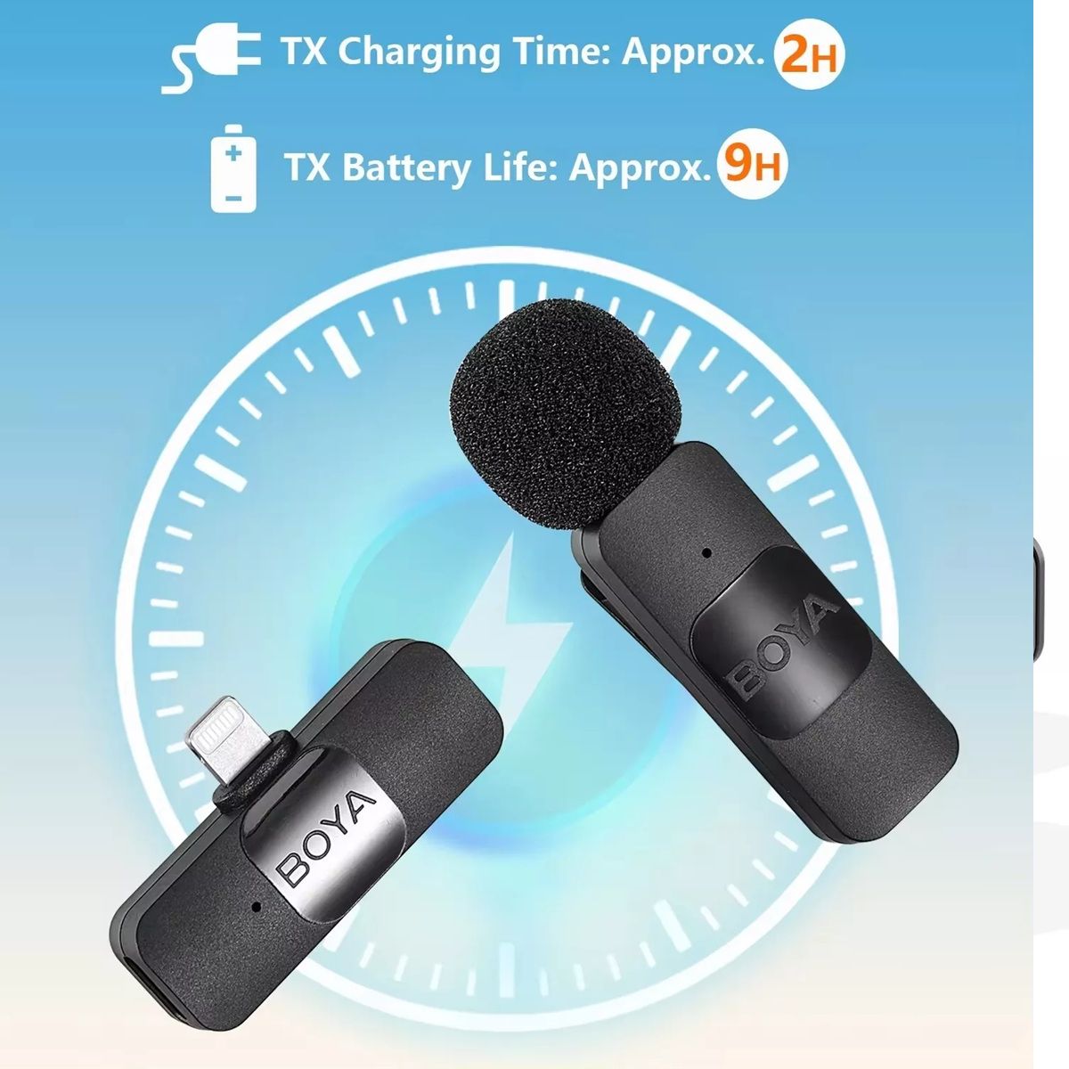 GENERICO - MICROFONO LAVALIER BOYA BY-V20 USB C